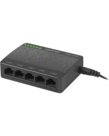 LANBERG SWITCH 5 PUERTOS GIGABIT RJ45 ETHERNET