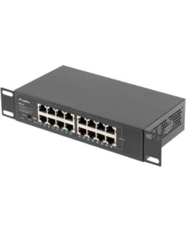 LANBERG SWITCH 16 PUERTOS GIGABIT ETHERNET RACK 10-19