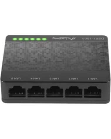 LANBERG SWITCH 5 PUERTOS GIGABIT RJ45 ETHERNET