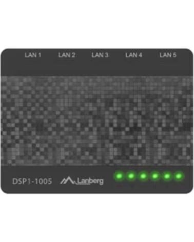 LANBERG SWITCH 5 PUERTOS GIGABIT RJ45 ETHERNET