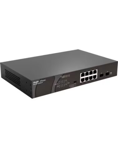 RUIJIE NETWORKS SWITCH RUIJIE REYEE RG-ES110GDS-P GIGALAN 8p SFP 2p POE