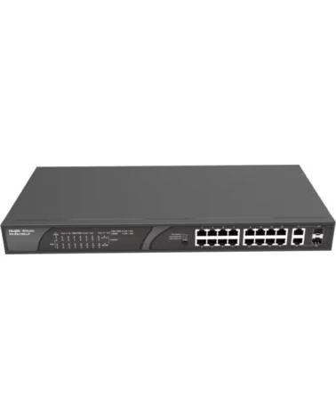 RUIJIE NETWORKS SWITCH RUIJIE REYEE RG-ES118S-LP 10-100 16p GIGALAN 2p POE