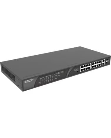 RUIJIE NETWORKS SWITCH RUIJIE REYEE RG-ES118S-LP 10-100 16p GIGALAN 2p POE