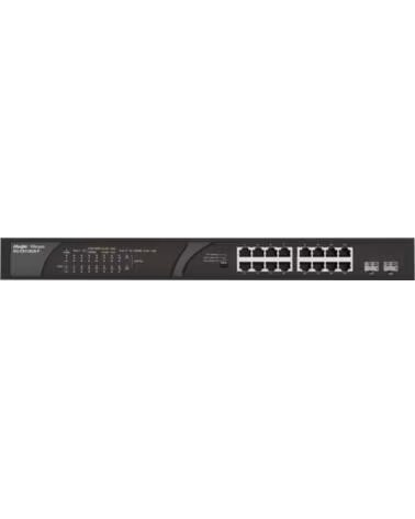 RUIJIE NETWORKS SWITCH RUIJIE REYEE RG-ES118GS-P GIGALAN 16p SFP 2p POE
