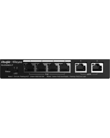 RUIJIE NETWORKS SWITCH RUIJIE REYEE RG-ES206GC-P GIGALAN 6p CLOUD POE