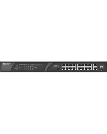 RUIJIE NETWORKS SWITCH RUIJIE REYEE RG-ES118S-LP 10-100 16p GIGALAN 2p POE
