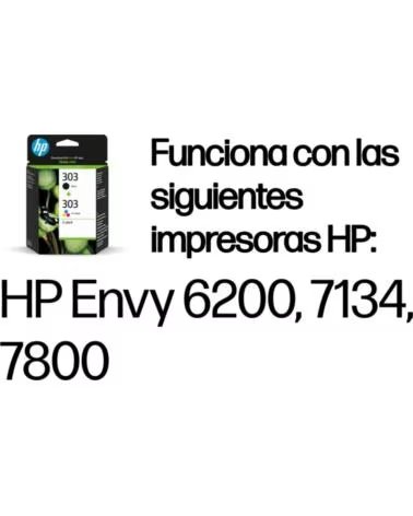 HP TINTA 303 PACK AHORRO 2 CIAN MAGENTA AMARILLO BLACK