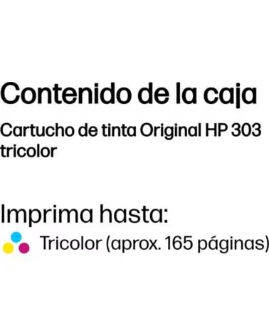 HP TINTA 303 TRICOLOR