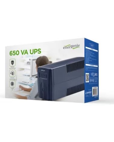 GEMBIRD SAI BASIC 650 DE 650 VA TOMAS DE SALIDA SHUKO BLACK