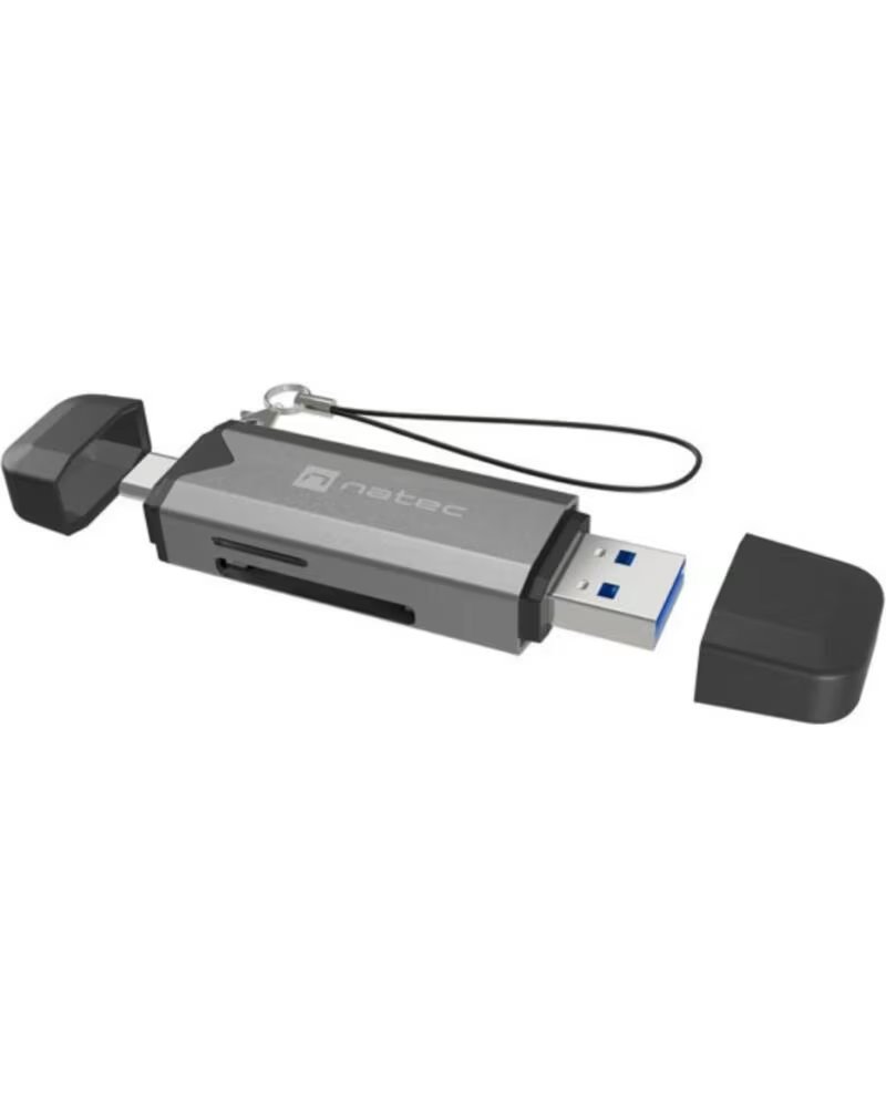 NATEC LECTOR DE TARJETAS SCARAB 3 USB 3 1 GEN 1 USB-A USB-C