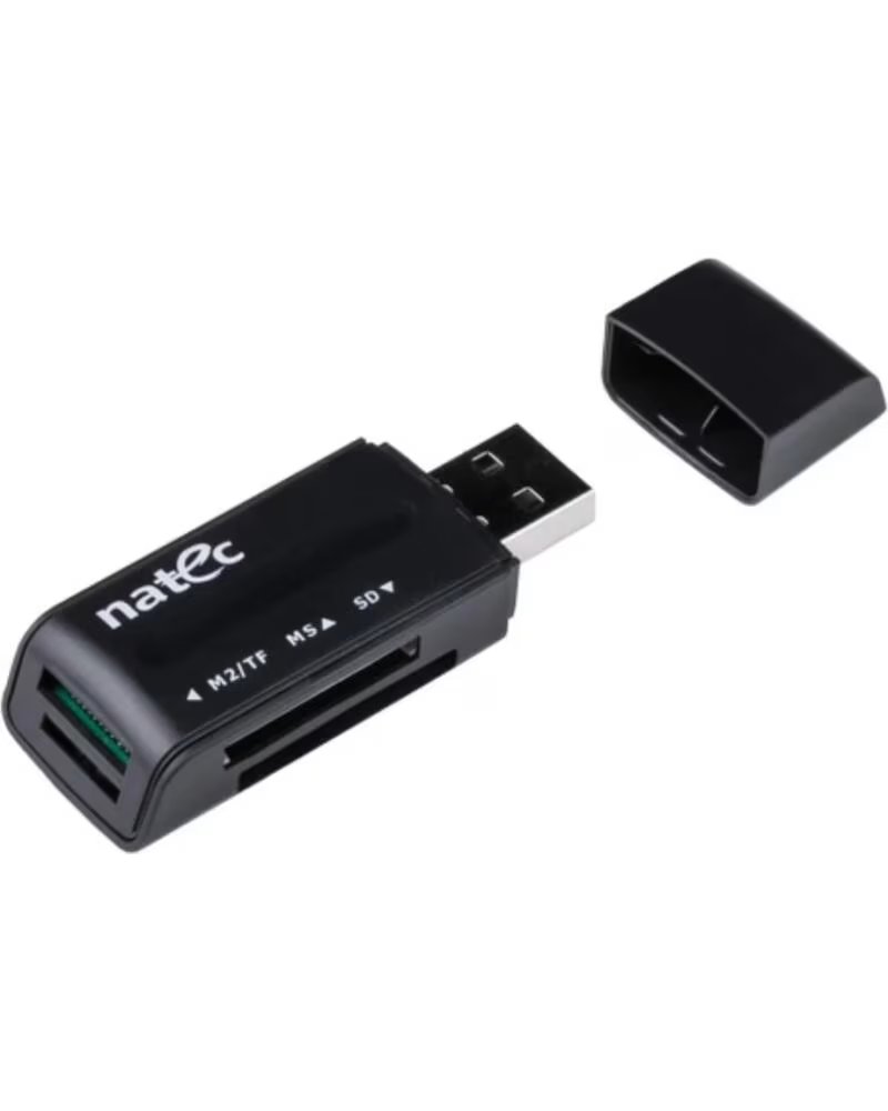 NATEC LECTOR DE TARJETAS MINI ANT 3 SDHC MMC M2 MICROSD USB BLACK