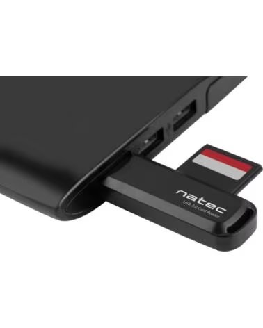NATEC LECTOR DE TARJETAS USB 3 0 SCARAB 2 SD-MICRO SD BLACK
