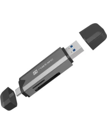 NATEC LECTOR DE TARJETAS SCARAB 3 USB 3 1 GEN 1 USB-A USB-C