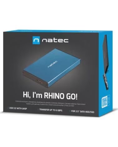 NATEC CARCASA HDD RHINO GO NKZ-1280 2 5 BLUE