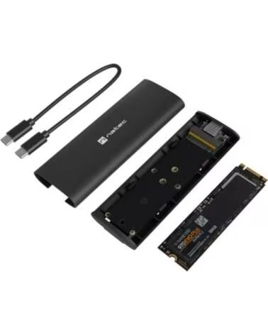 NATEC CARCASA HDD RHINO NKZ-2286 M 2 ALUMINIO