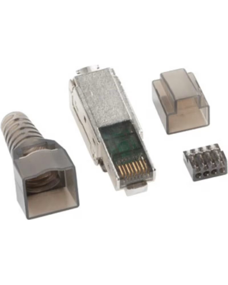 LANBERG CONECTOR CAT 6A FTP 8P8C TOOL-LESS