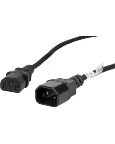 LANBERG CABLE ALARGADOR ALIMENTACION CPU IEC320 C13 H-IEC320 C14 M