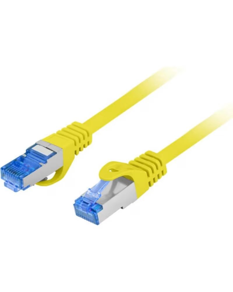 LANBERG CABLE CAT 6A S-FTP LSZH CCA 1M AMARILLO FLUKE PASSED RED