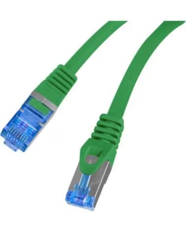 LANBERG CABLE CAT 6A S-FTP LSZH CCA 10M VERDE FLUKE PASSED RED