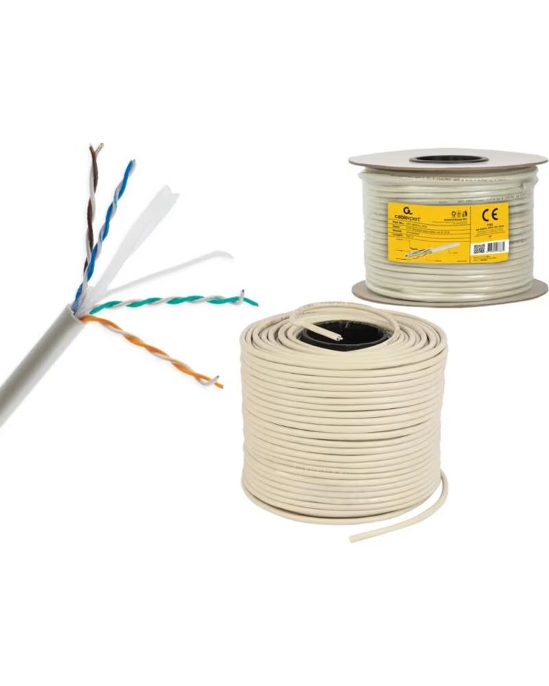 GEMBIRD CABLE UTP CAT6 LAN POR CABLE 100 M RED