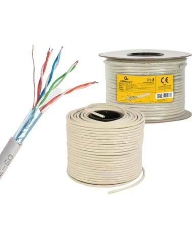GEMBIRD CABLE FTP CAT5E CCA PREMIUM SOLIDO 100 M RED