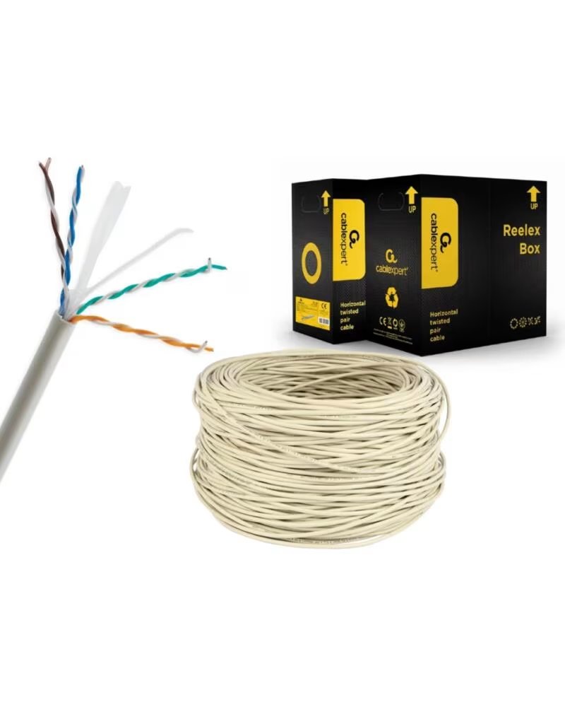 GEMBIRD CABLE CAT6 UTP LAN PREMIUM CCA SOLID ECA 305M RED