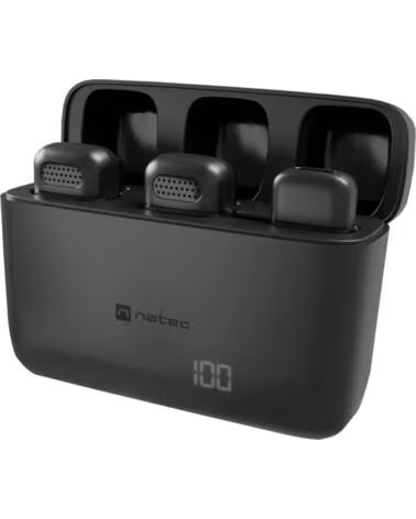 NATEC MICROFONO PARA SMARTPHONE HOPPER LAVALIER WIRELESS
