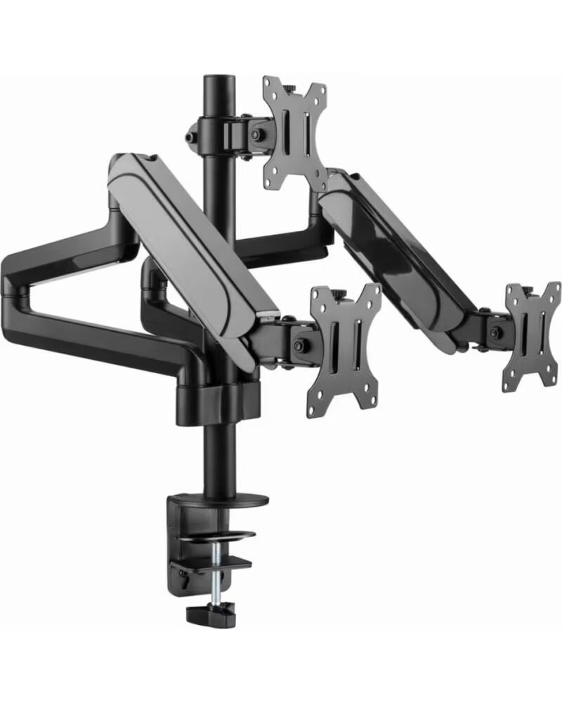 GEMBIRD BRAZO DE MONITOR AJUSTABLE DE MESA PARA 3 MONITORES MOV
