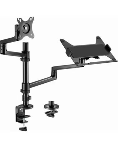 GEMBIRD SOPORTE DE MESA AJUSTABLE BRAZO PARA MONITOR Y BANDEJA