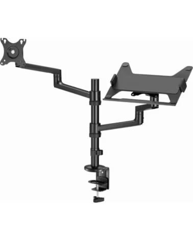 GEMBIRD SOPORTE DE MESA AJUSTABLE BRAZO PARA MONITOR Y BANDEJA