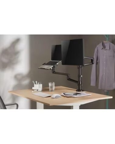 GEMBIRD SOPORTE DE MESA AJUSTABLE BRAZO PARA MONITOR Y BANDEJA