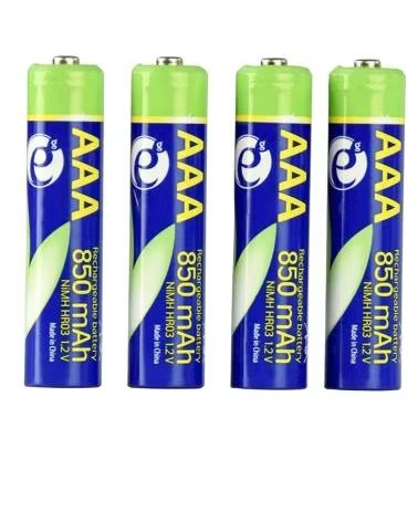 GEMBIRD PILAS AAA NI-MH RECARGABLE 850 MAH 4PCS BLISTER PACK