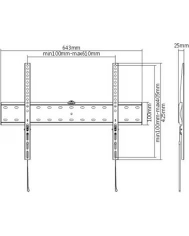 GEMBIRD SOPORTE DE PARED PARA TV FIJO 37-70 40 KG
