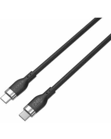 HYPER 2M SILICONE 240W USB-C CHARGING CABLE BLACK
