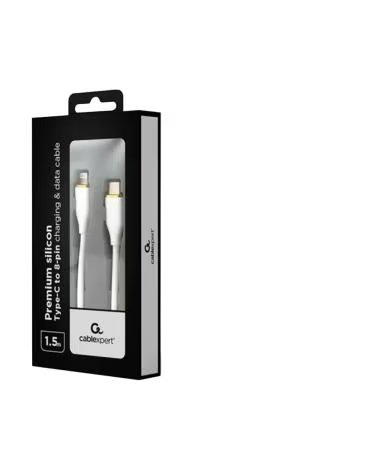 GEMBIRD CABLE DE CARGA Y DATOS USB TIPO-C A 8 CLAVIJAS 1 5 M WHITE