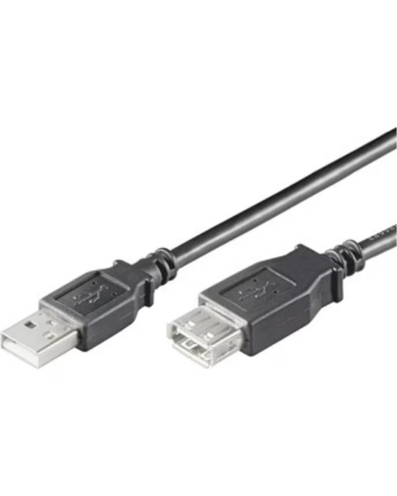 EWENT CABLE ALARGADOR USB USB-A MACHO USB-A HEMBRA 1 8M