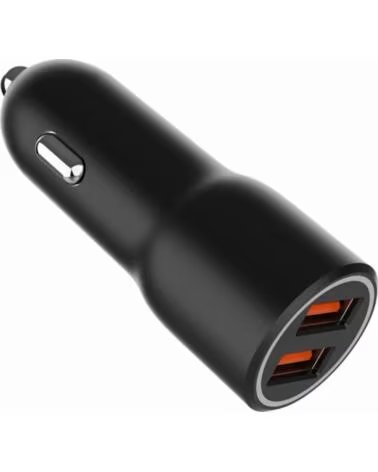 GEMBIRD CARGADOR RAPIDO PARA COCHE CON 2 PUERTOS USB - QC3 0 BLACK