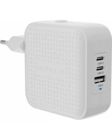HYPER 70W USB-C GAN TRAVEL CHARGER 3C1A WHITE