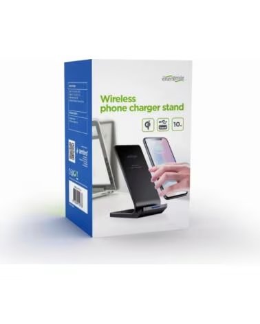 GEMBIRD SOPORTE DE TELEFONO CON CARGADOR INALAMBRICO - 10 W BLACK