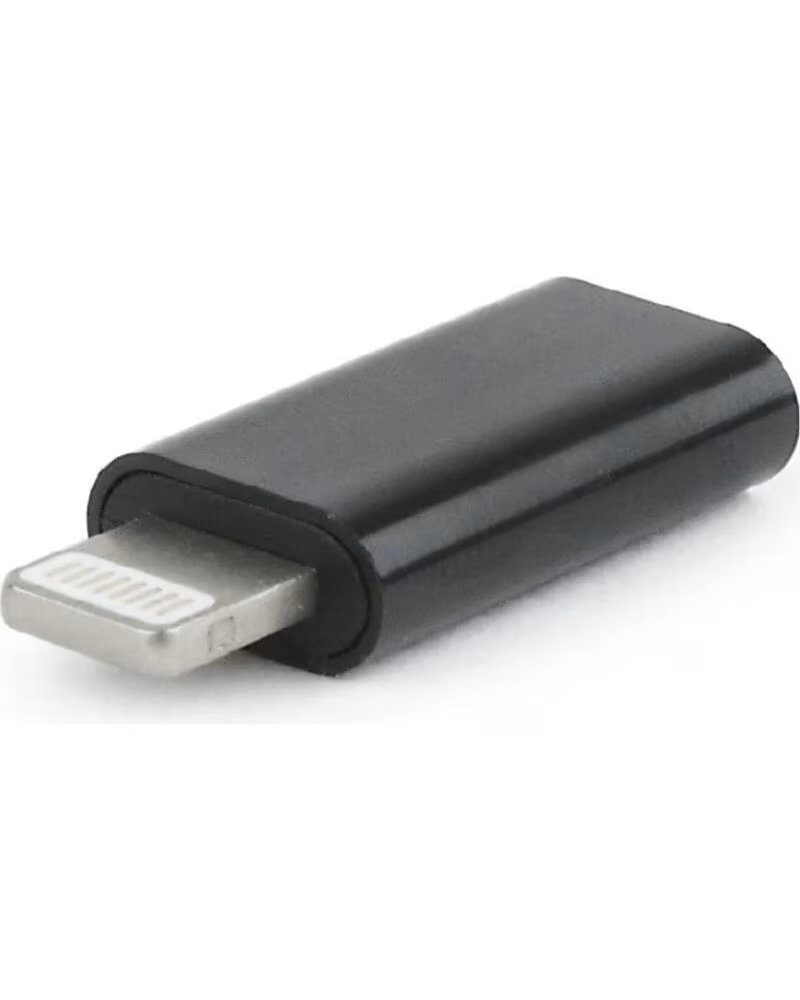 GEMBIRD ADAPTADOR USB TIPO C 8-PIN BLACK