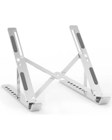 AISENS SOPORTE PORTATIL SOBREMESA AJUSTABLE SILVER