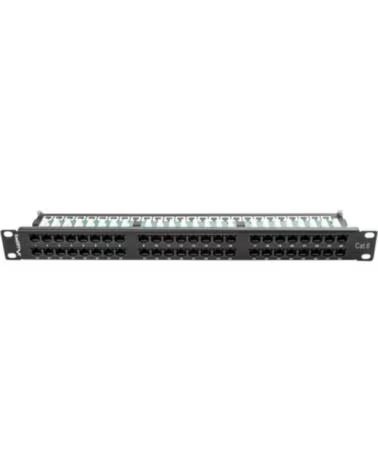 LANBERG PATCH PANEL 48 PUERTOS 1U 19 CAT 6 BLACK