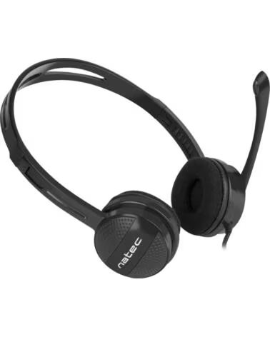 NATEC AURICULARES CANARY GO MICROFONO ALAMBRICO JACK 3 5MM BLACK
