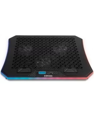 KROM BASE REFRIGERACION KOOLER RGB LAPTOP COOLING BASE