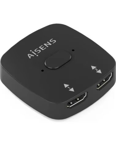 AISENS CONMUTADOR HDMI SWITCH 4K60HZ 2X1 BLACK