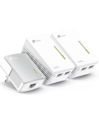TP-LINK POWERLINE WIFI AV600 KIT 3UDS 2 PORT
