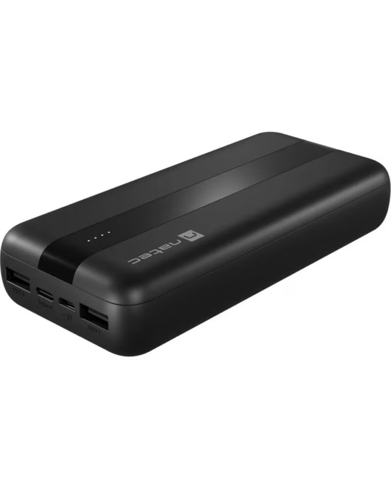 NATEC POWER BANK TREVI 20 000 mAh 2xUSB 2 1A 1xUSB-C BLACK
