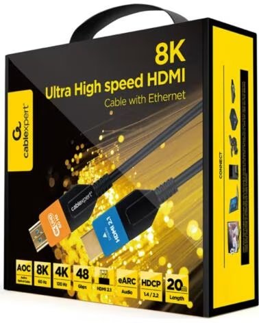 GEMBIRD CABLE HDMI ULTRAALTA VELOCIDAD ETHERNET- SERIE AOC 20M