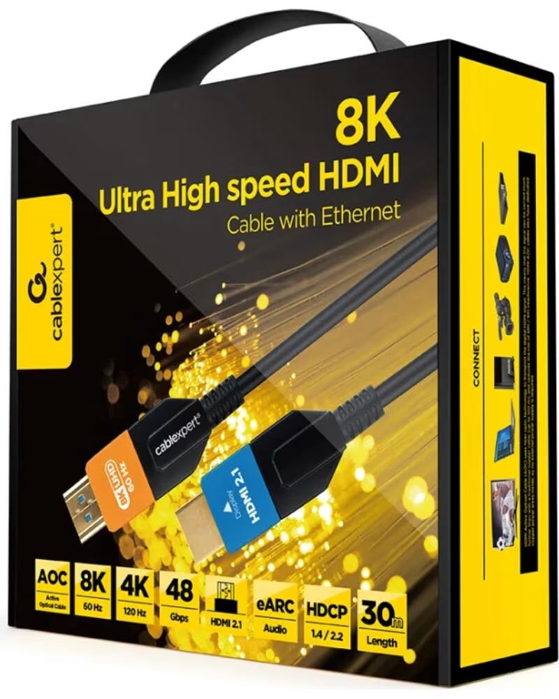 GEMBIRD CABLE HDMI ULTRAALTA VELOCIDAD ETHERNET- SERIE AOC 30M