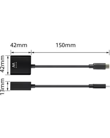 EWENT ADAPTADOR GRAFICO USB TIPO C DP 4K 60HZ